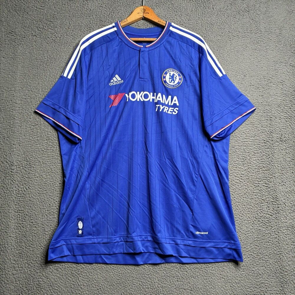 Chelsea Home football shirt 2015 Soccer Adidas Jersey Blue Mens Trikot Size 2XL